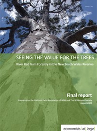 Seeing the value for the trees - River red gum forestry in the New South Wales Riverina