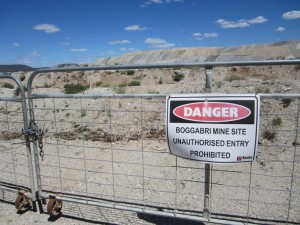 Checking out the Boggabri Mine site